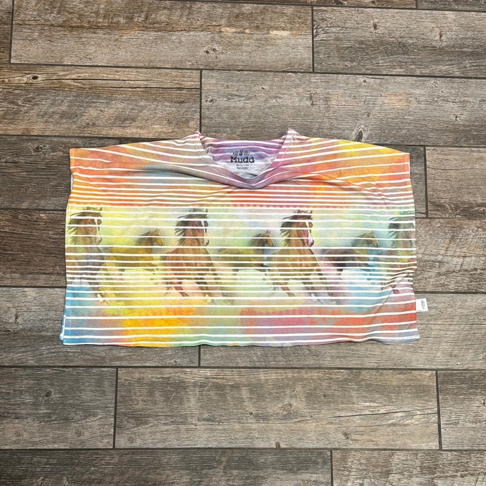 Mudd Striped Multicolor Tee - Picture 3 of 4